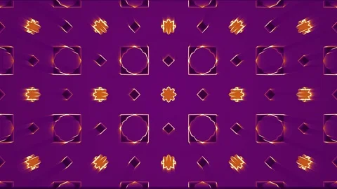 Retro style Mandala design Loop animation background. Stock-Footage 91855416