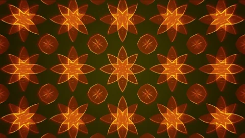 Retro style Mandala design Loop animation background. Stock-Footage 91855439