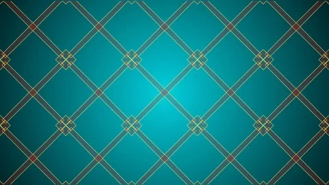 Retro style Mandala design Loop animation background. Stock-Footage 91860836