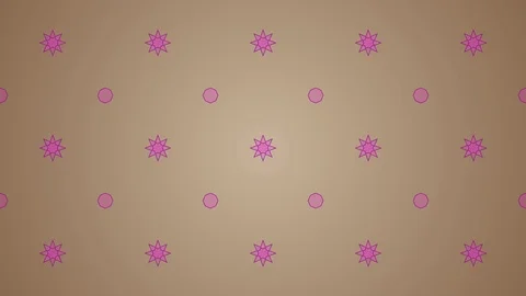 Retro style Mandala design Loop animation background. Stock-Footage 91861188