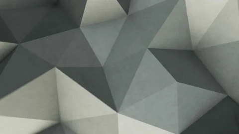 Retro style moving polygonal geometric paper plexus pattern looping 3D animation Stock Footage 200784242