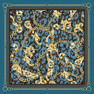 Retro style print Stock Illustration