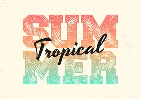Retro Style Typographic Design Stock-Illustration