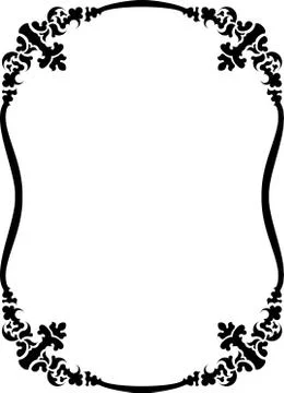 Retro-styled frame. Illustrazione stock