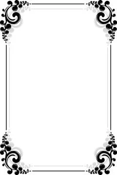 Retro-styled frame. 스톡 일러스트