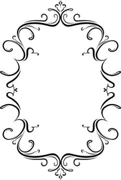 Retro-styled frame. 스톡 일러스트
