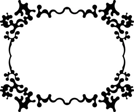 Retro-styled frame. 스톡 일러스트