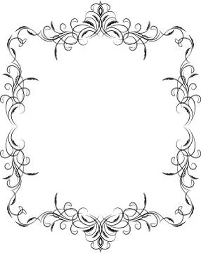 Retro-styled frame. 스톡 일러스트