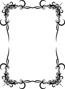 Retro-styled frame. 스톡 일러스트