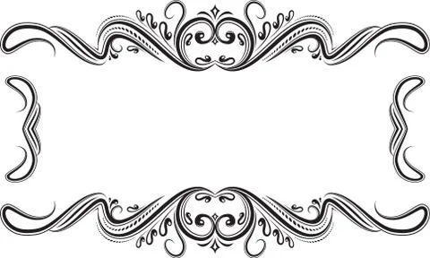 Retro-styled frame. Stock Illustration