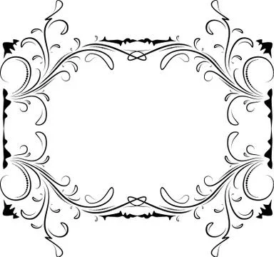Retro-styled frame. 스톡 일러스트