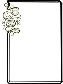 Retro-styled frame. Vector 스톡 일러스트