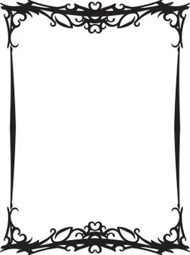 Retro-styled frame. Vector Stock Illustration