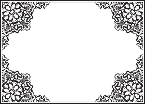 Retro-styled frame. Vector Stock Illustration