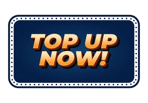 Retro styled rounded rectangular sign with dotted border and bold 3d orange.. イラスト素材