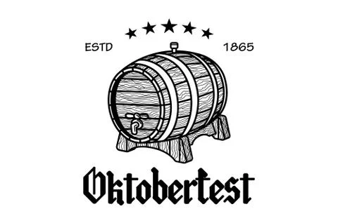 Retro styled rubber stamp with beer barrel, mug and the text Beer festival .. Stock Illustration