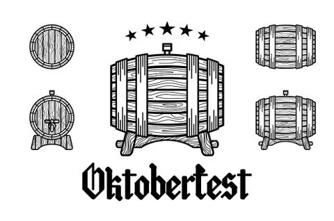 Retro styled rubber stamp with beer barrel, mug and the text Beer festival .. Stock Illustration