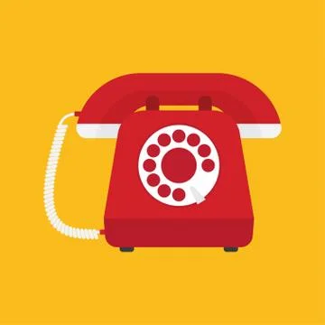 Retro styled telephone Stock Illustration