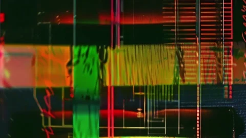 Retro Stylized Grunge Texture Display Stock Footage 300828822