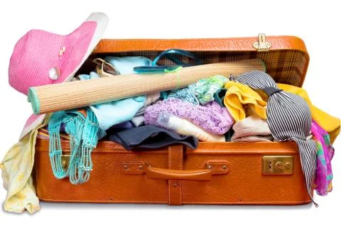 Retro suitcase 스톡 사진