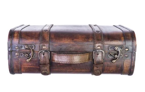Retro suitcase 스톡 사진