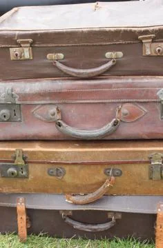 Retro suitcases Stock Photos