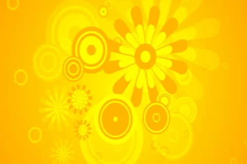 Retro Summer Flourish Background 01 Widescreen Stock Footage 10870871