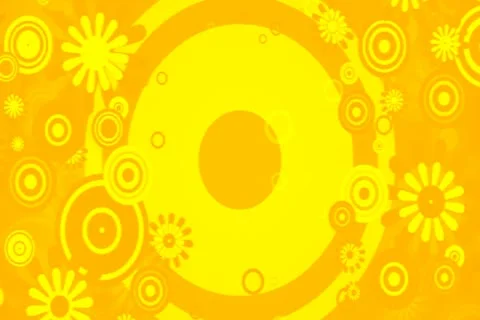 Retro Summer Flourish Background 02 Widescreen Stock Footage 10870872