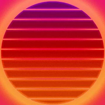 Retro Sun Burst Stock Illustration