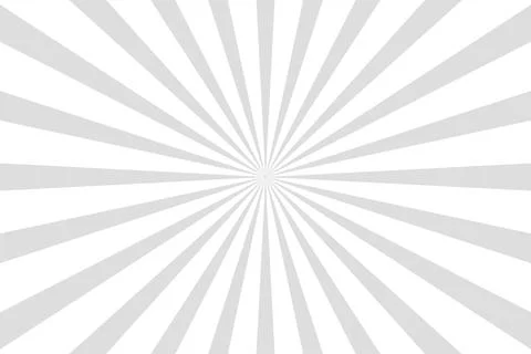 Retro sun ray effect. Star burst background. Sunburst backdrop with grey rays Stock Illustration