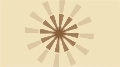 Retro Sunburst Rays Animated Background  Vintage Motion Design 库存影片 318131329