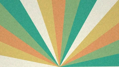 Retro sunburst rays rotating seamless loop motion background Stock Footage 345394256