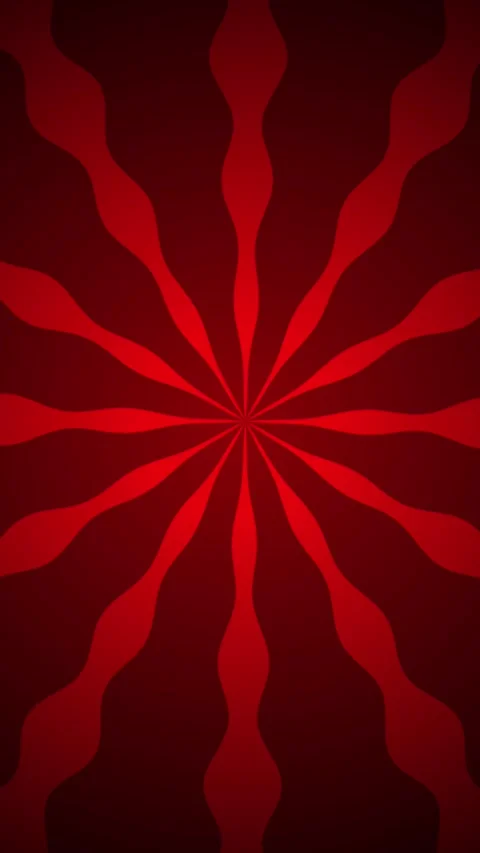 Retro Sunburst Stripes Red Seamless Loop Animation Stock Footage 306655152