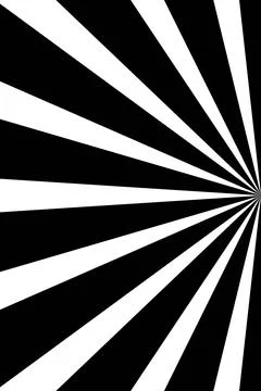 Retro sunburst vector background. Grunge design element. Black and white Stock Illustration