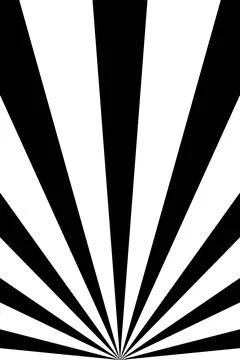 Retro sunburst vector background. Grunge design element. Black and white Illustrazione stock