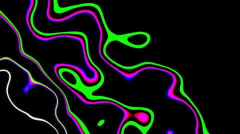Retro Swirls 1 Vídeo Stock 22569936