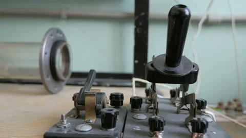 The retro switch in circuit. Voltage outputs on circuit Stock Footage 91374449