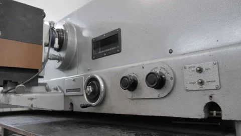 Retro Switches On Control Panel Stock Footage 152565389