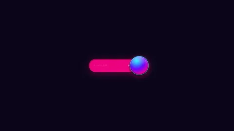 Retro-synthwave-neon-toggle-switch Vídeos de archivo 345629549