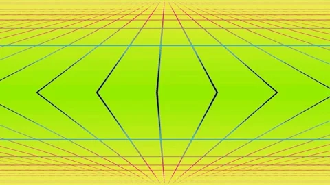 Retro synthwave vaporwave neon abstract background geometric lines Stock Footage 336539121