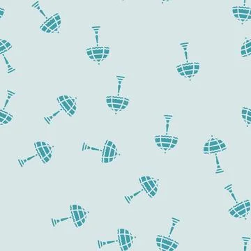 Retro table lamp glyph seamless pattern Stock Illustration