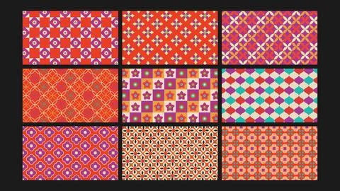 Retro tan ceramic tile background Stock Illustration