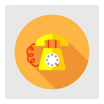 Retro telephone Stock Illustration