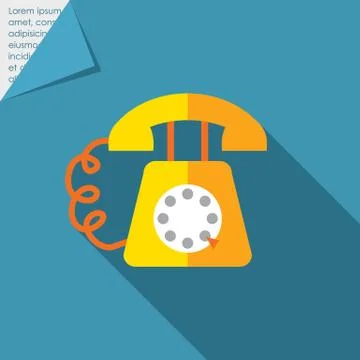 Retro telephone Stock-Illustration