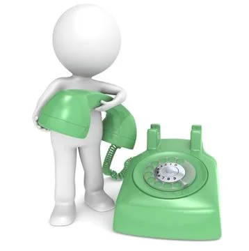 Retro Telephone. Stock Illustration