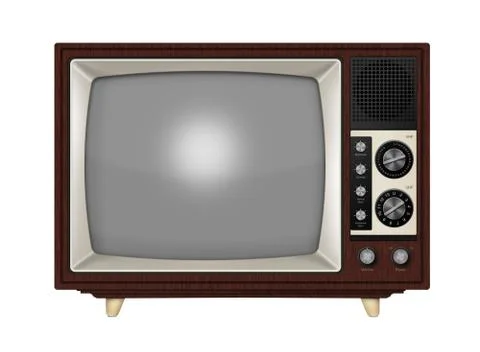 Retro Television Stock Illustration