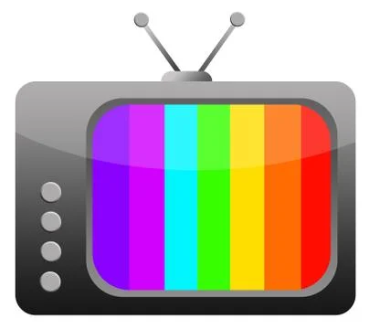 Retro television Stock Illustration