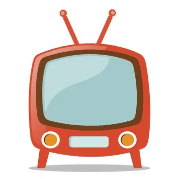 Retro Television Stock Illustration