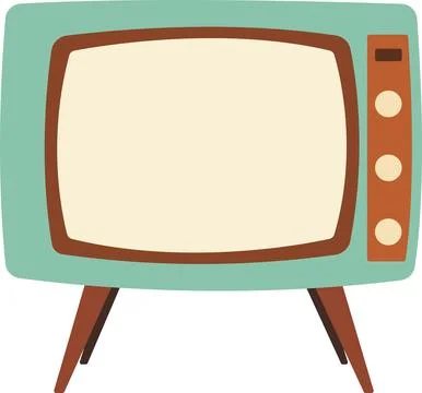 Retro Television Stock Illustration