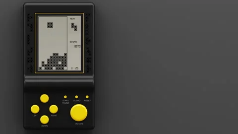 Retro tetris electronic game Vidéo 109961005